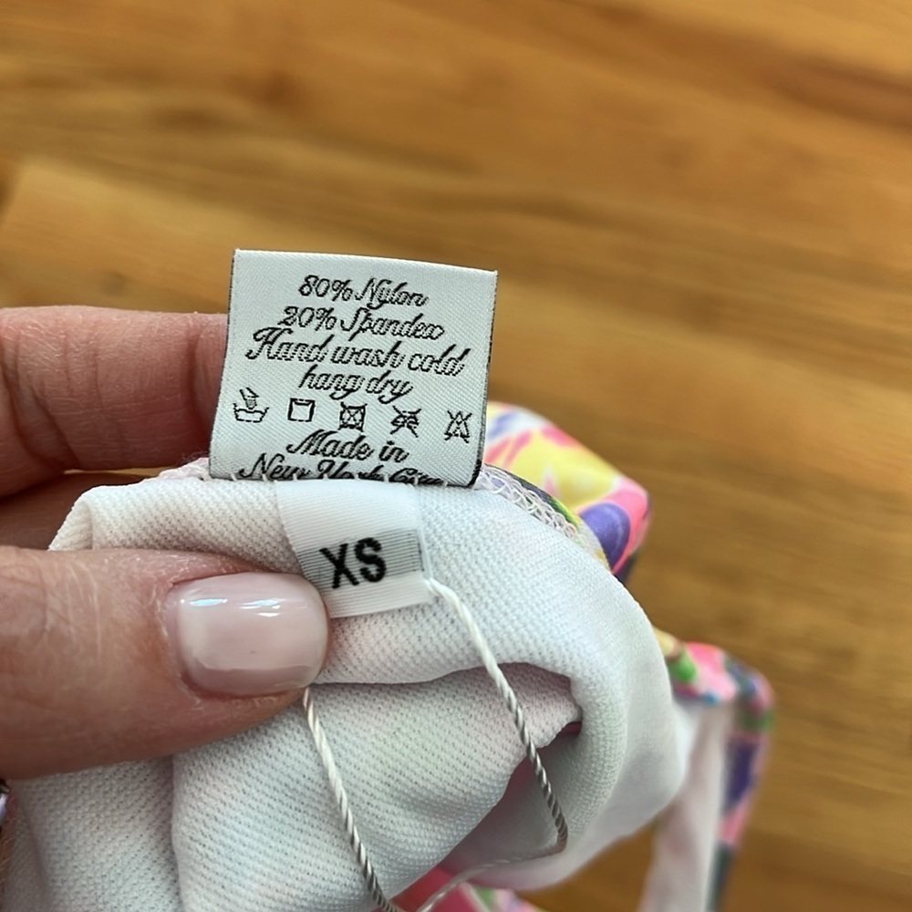 NWT MIRROR PALAIS babysitters club size XS bikini bottom - Picture 5 of 8